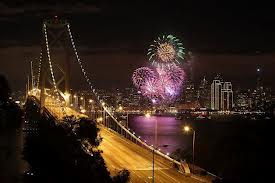 fireworks 2013 bridge